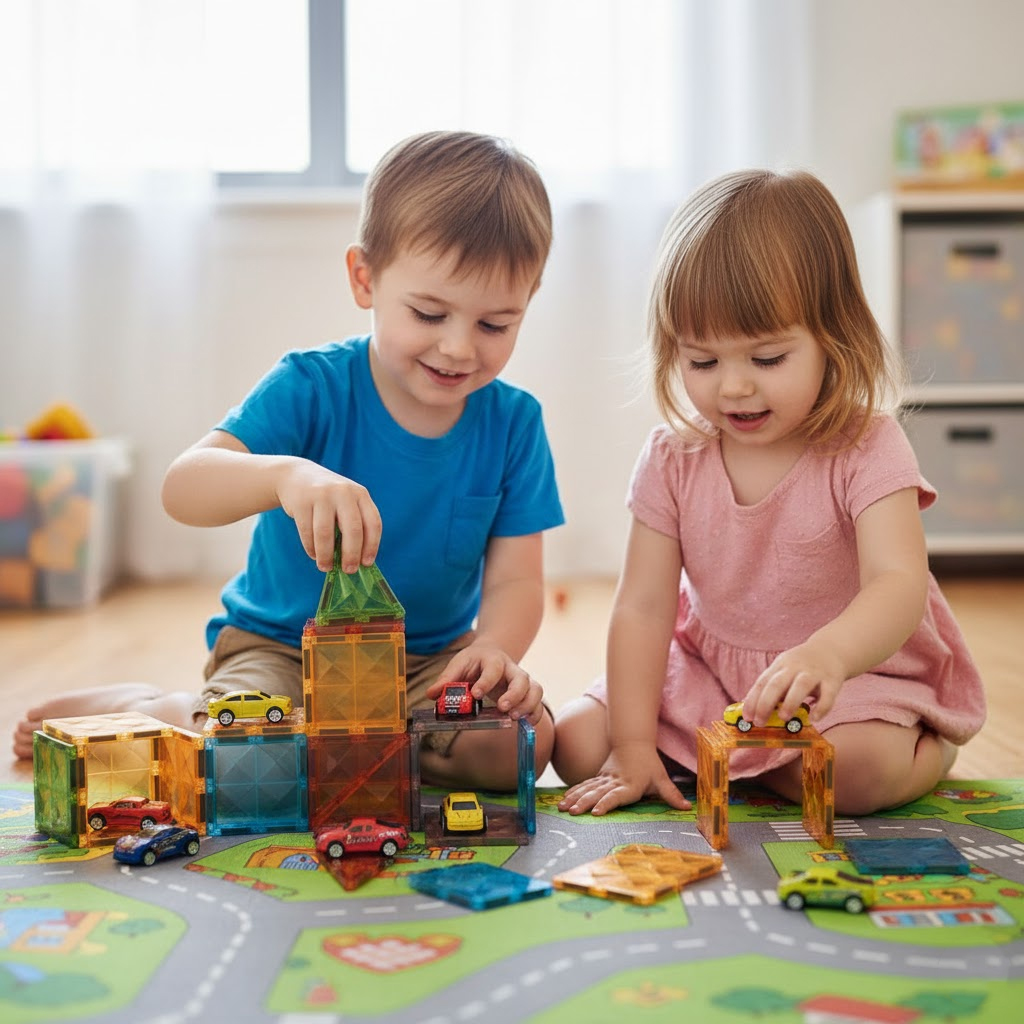 تركيبات مغناطيس 43 قطعة