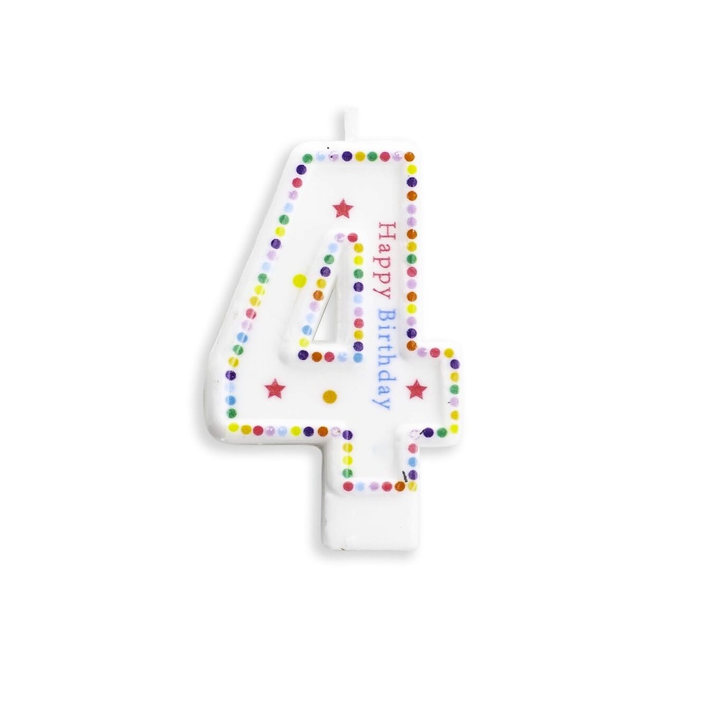 شمع ملون رقم 4