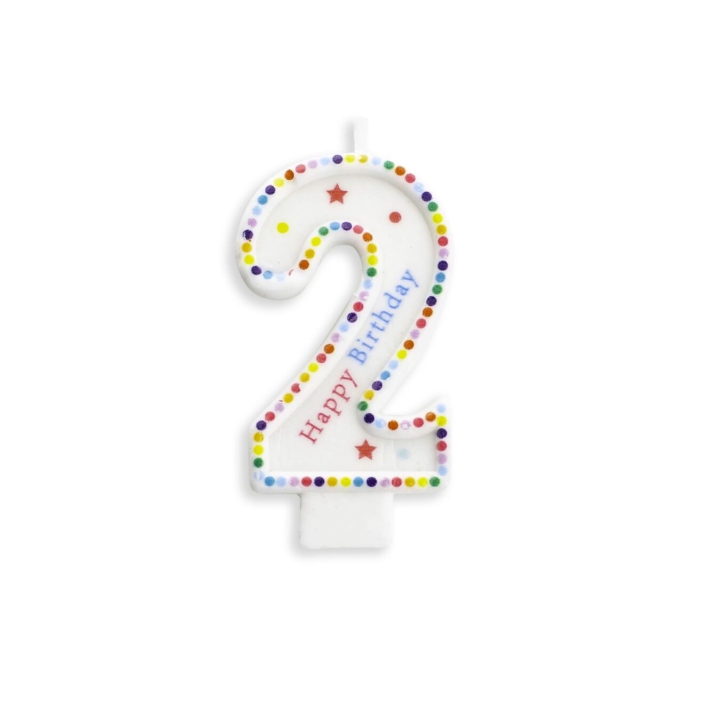 شمع ملون رقم 2