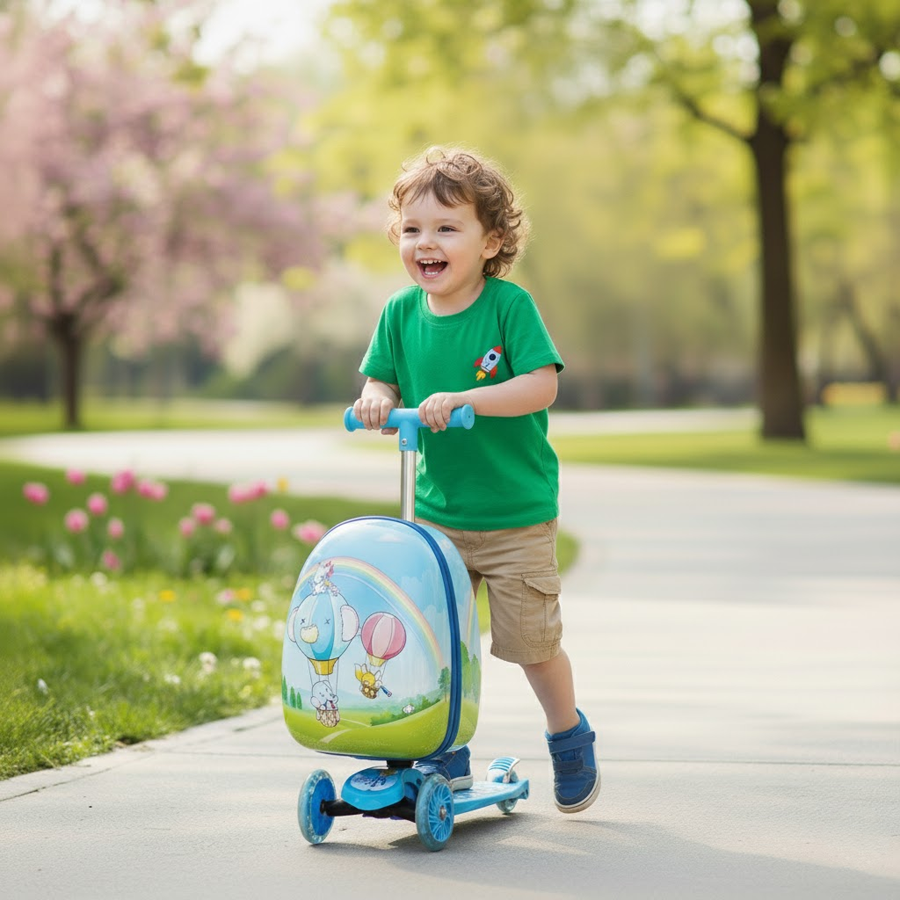 اسكوتر الاطفال مع حقيبة- منطاد