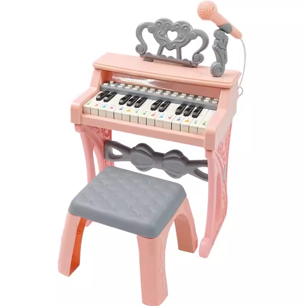 طاولة بيانو مع كرسي