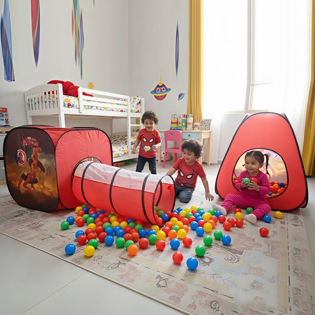 خمتين مع نفق سبايدرمان - 100 كرة