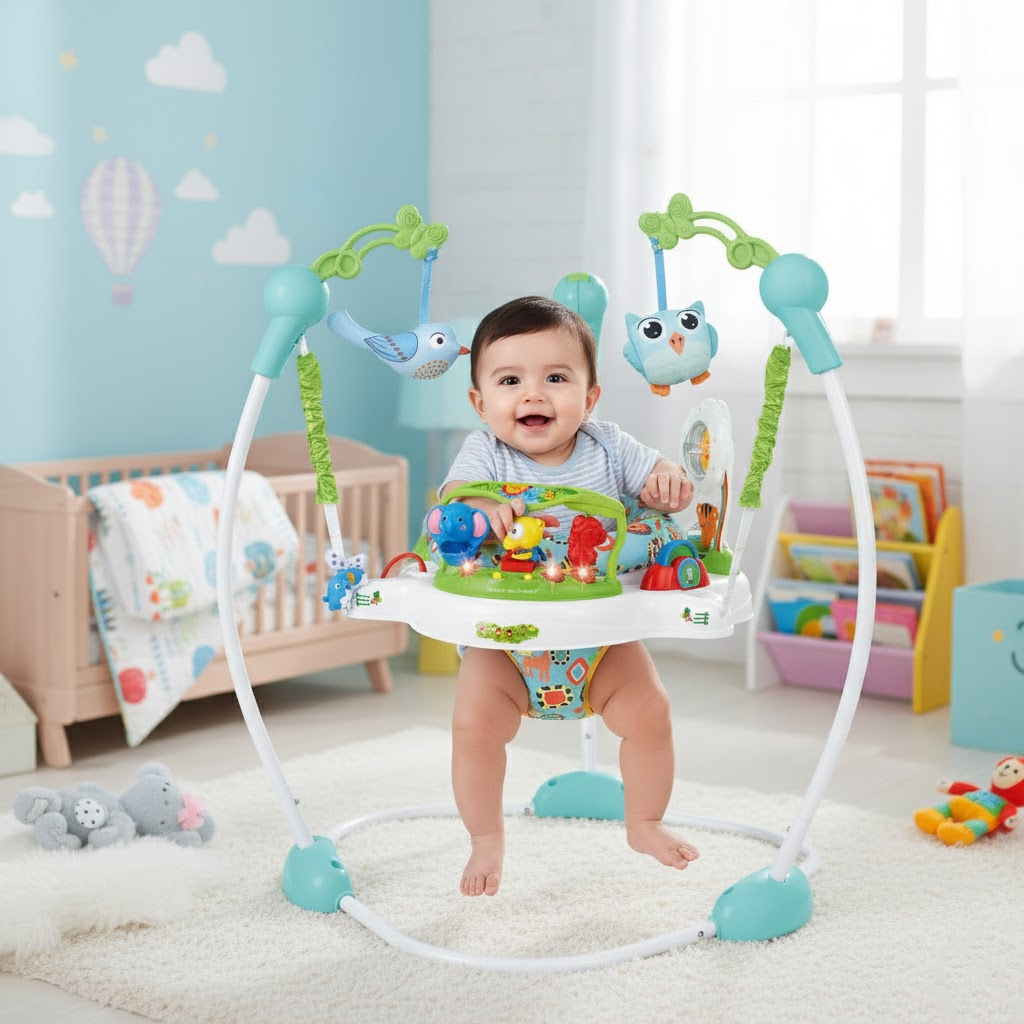 نطاطية بيبي جامبر ازرق