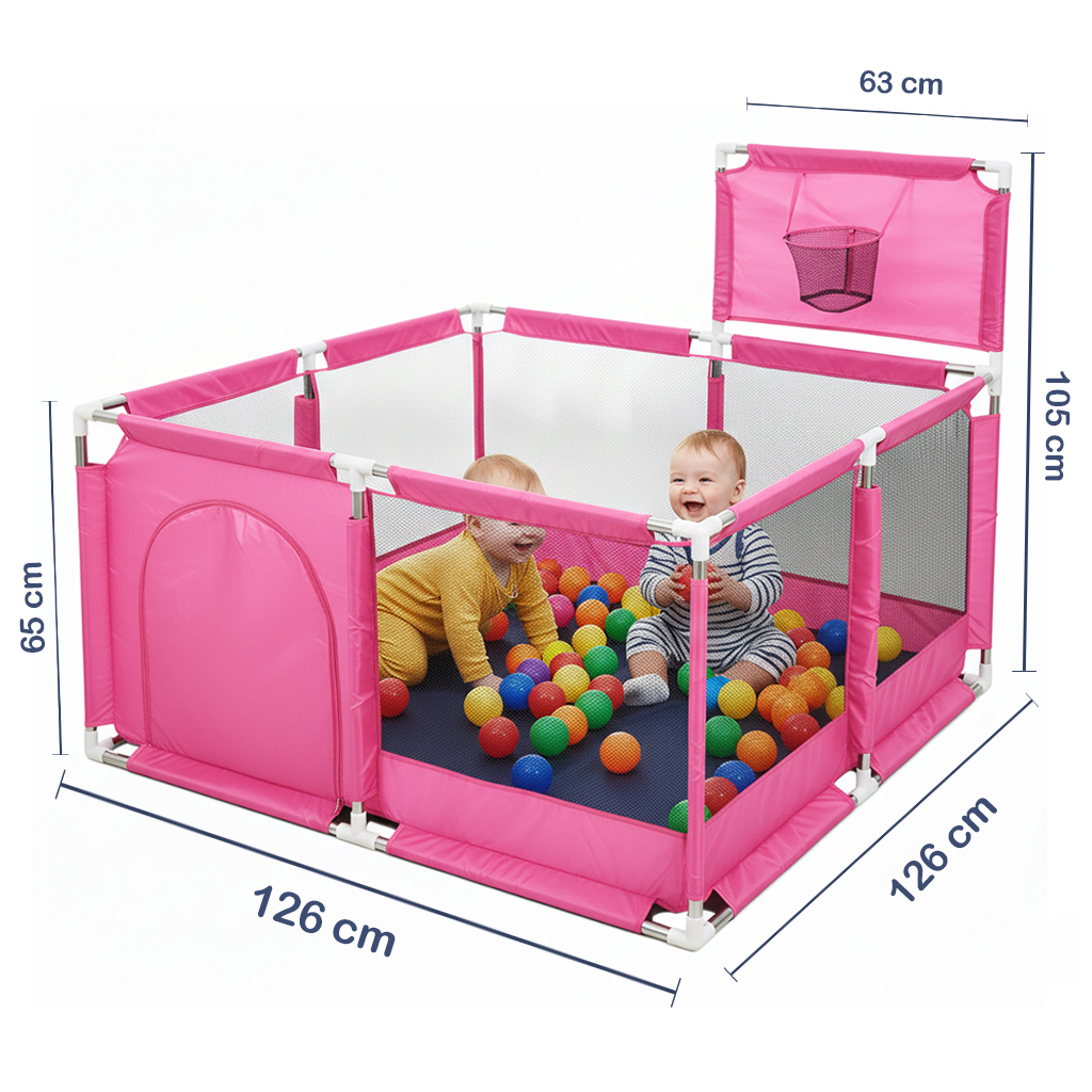 حاجز طفل - وردي