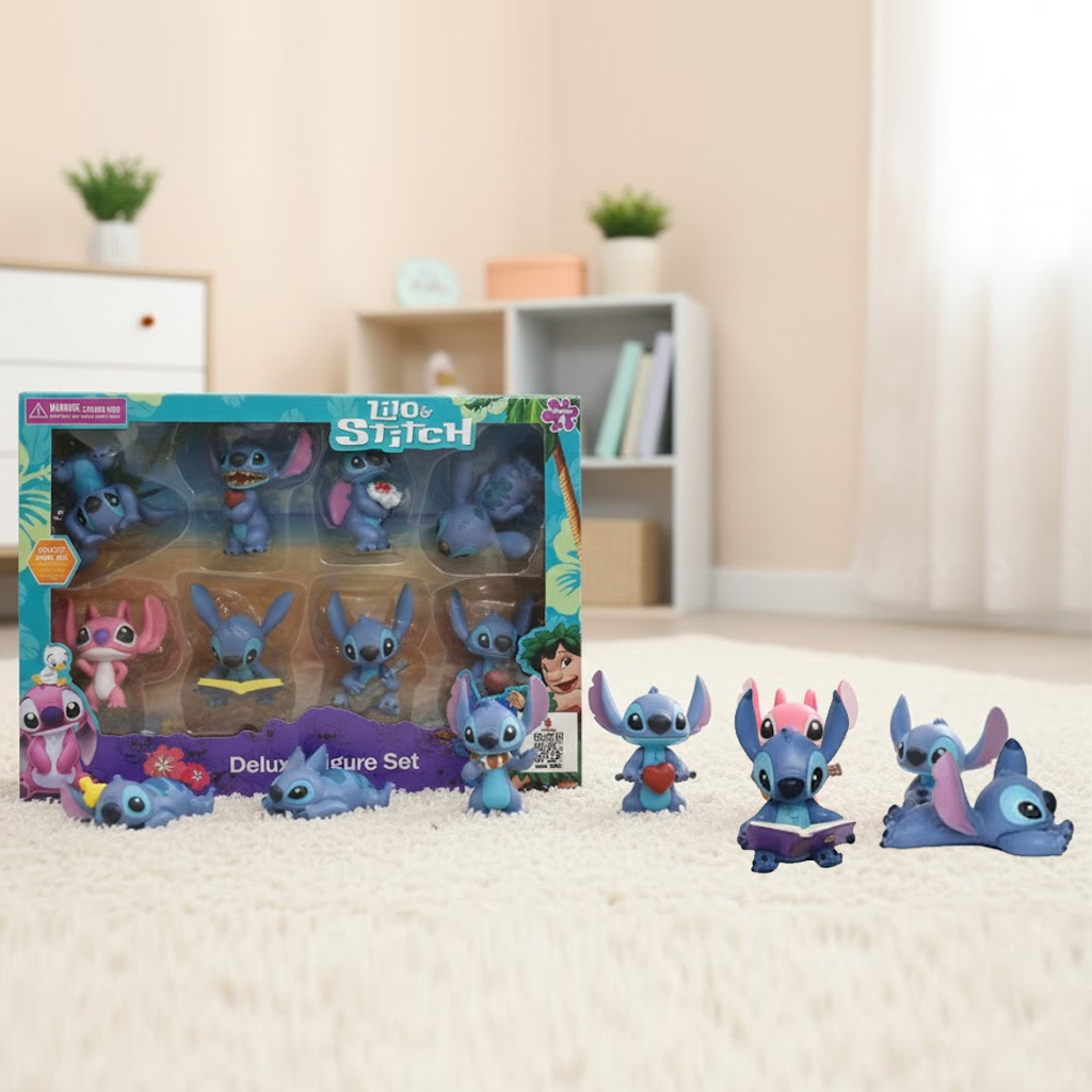 مجسمات ستيتش 8 قطعة