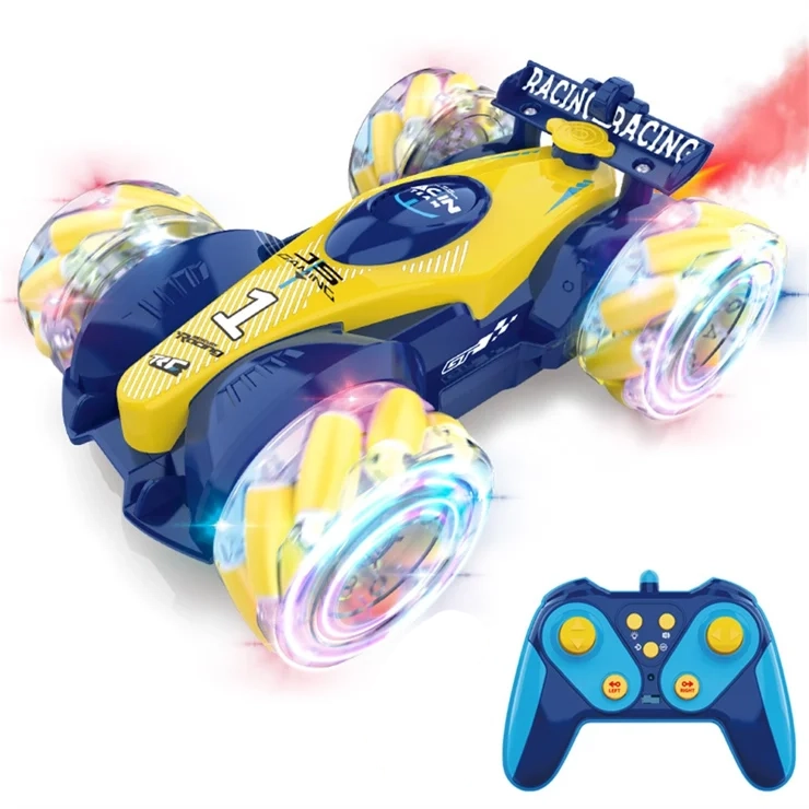 السيارة البهلوانية المضيئة - كحلي