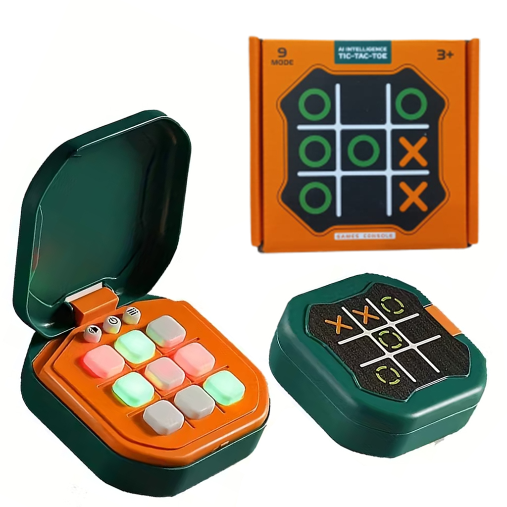 لعبة اكس او - أخضر