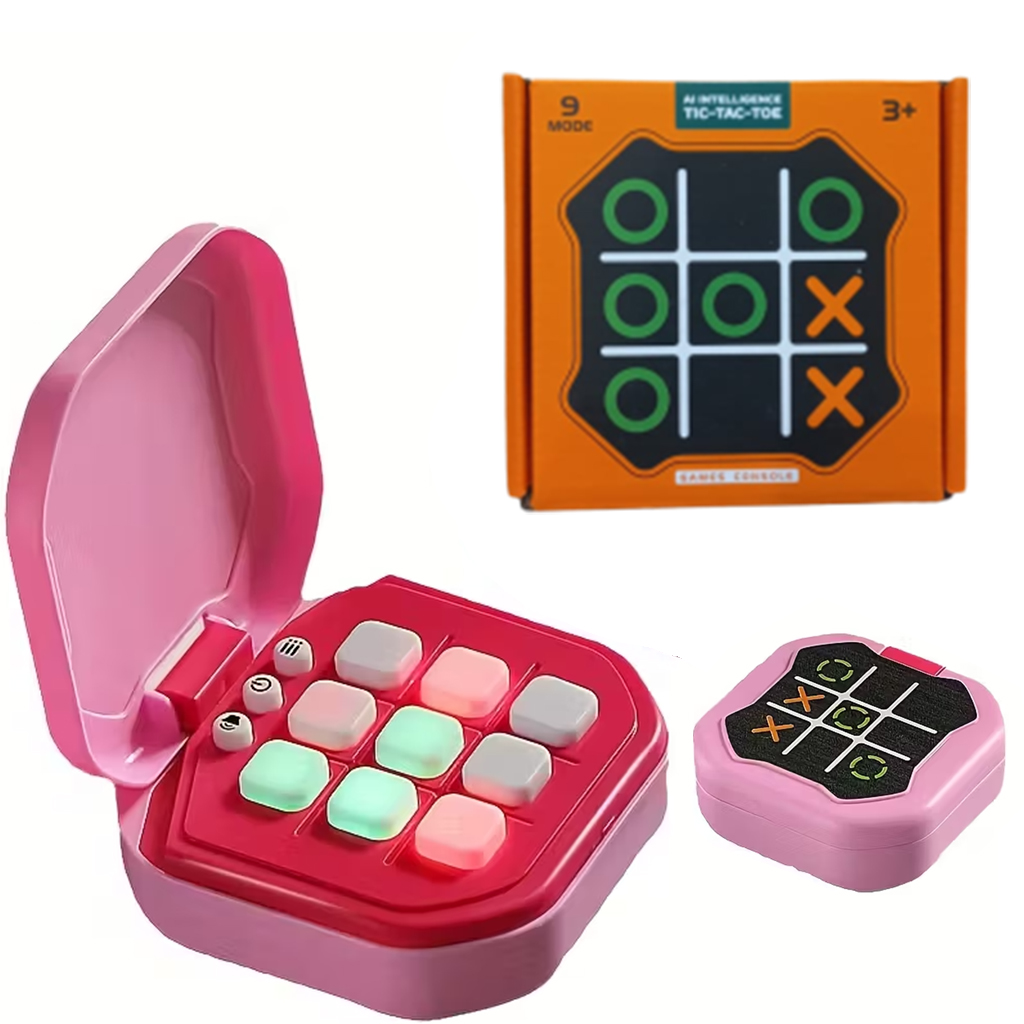 لعبة اكس او - وردي