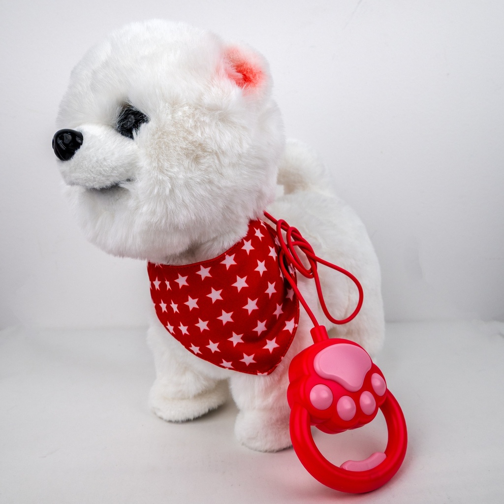 كلب تفاعلى مع جهاز تحكم - ابيض ميكس