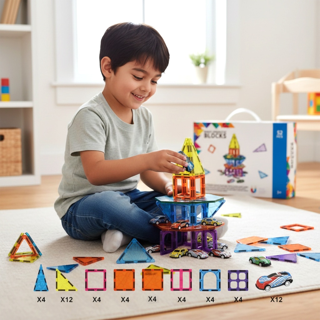 تركيبات مغناطيس مع 12 سيارة