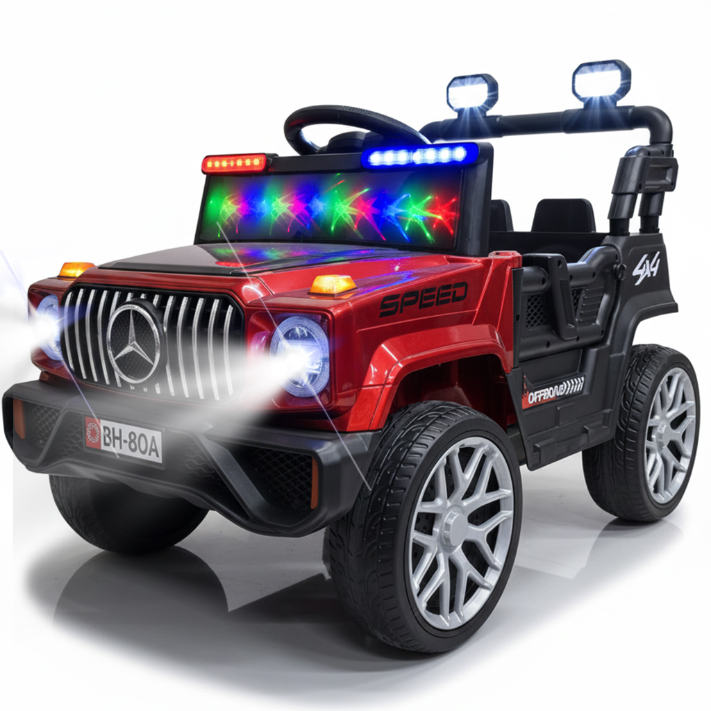 جيب مرسيدس المضيئة - أحمر