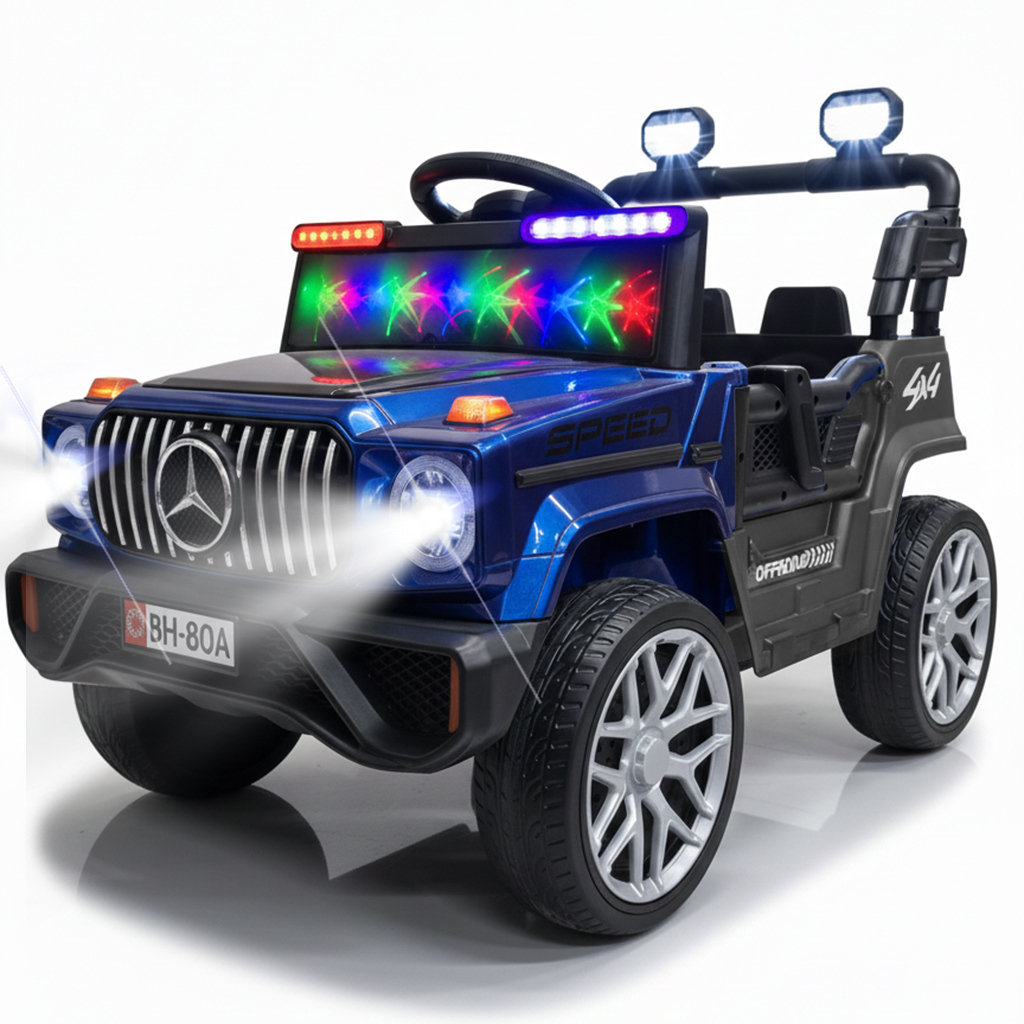 جيب مرسيدس المضيئة - أزرق