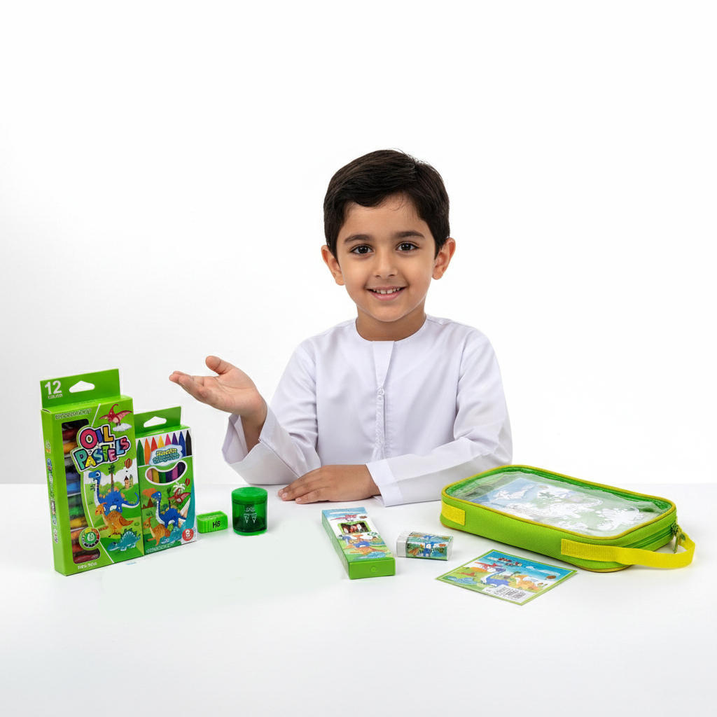 توزيعة مدرسية جديدة-اخضر