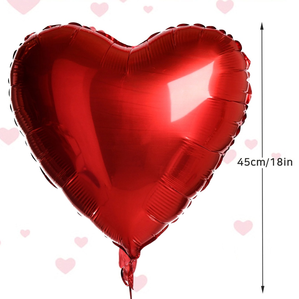 بالون عيد الحب احمر