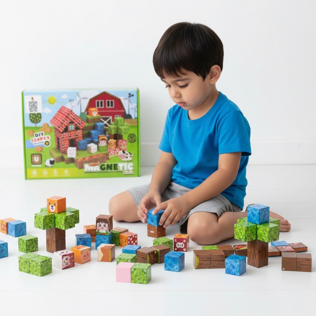 تركيبات ماينكرافت 124 قطعة