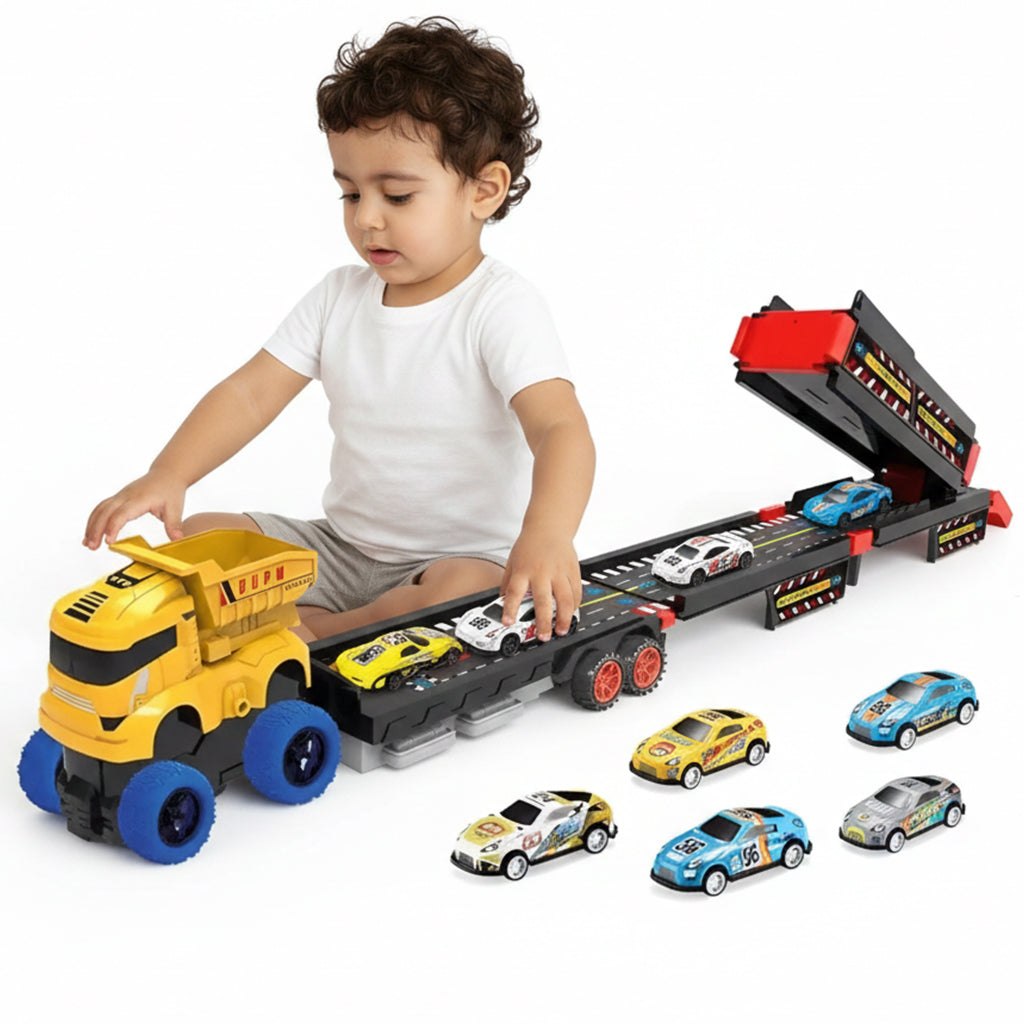 شاحنة تراك السيارات - اصفر