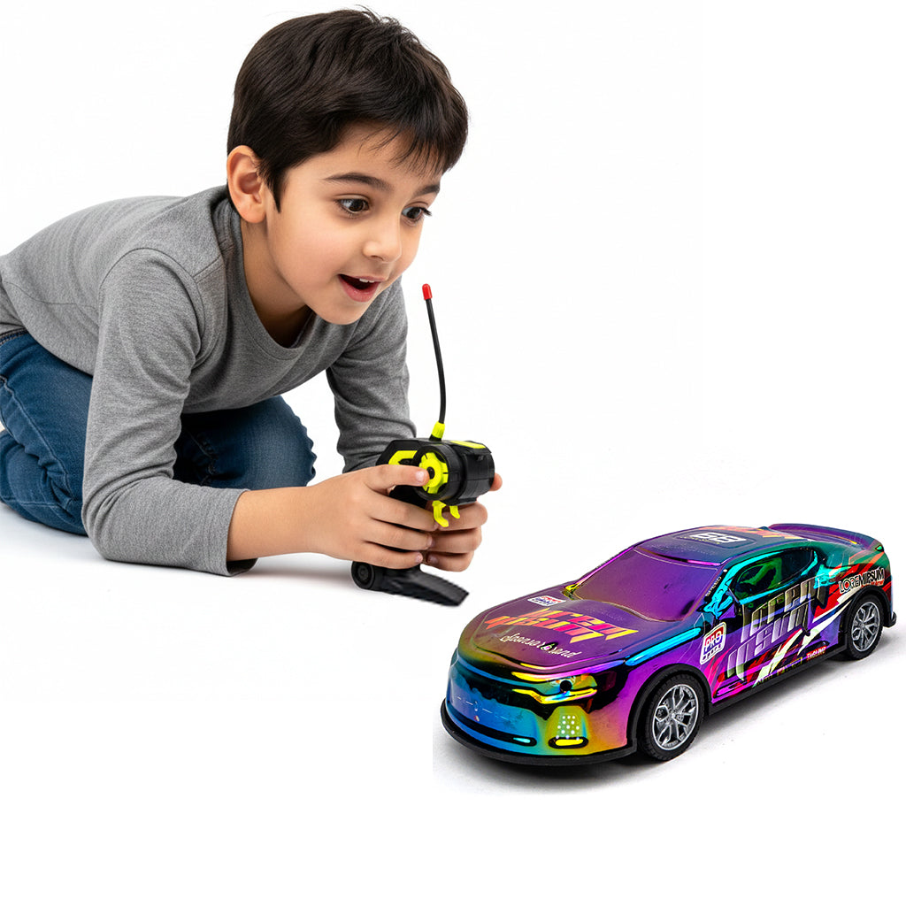 سيارة مع ريموت لامع - ميكس