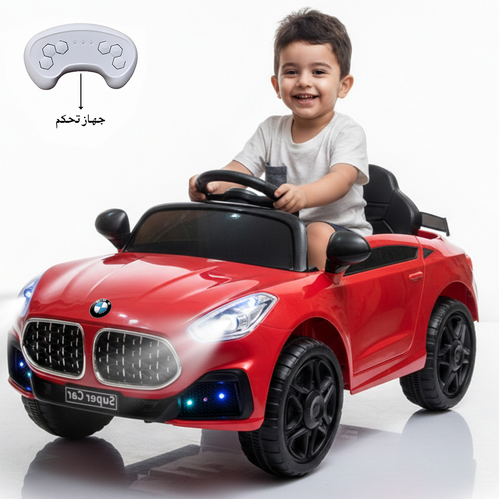 سيارة بي ام - احمر