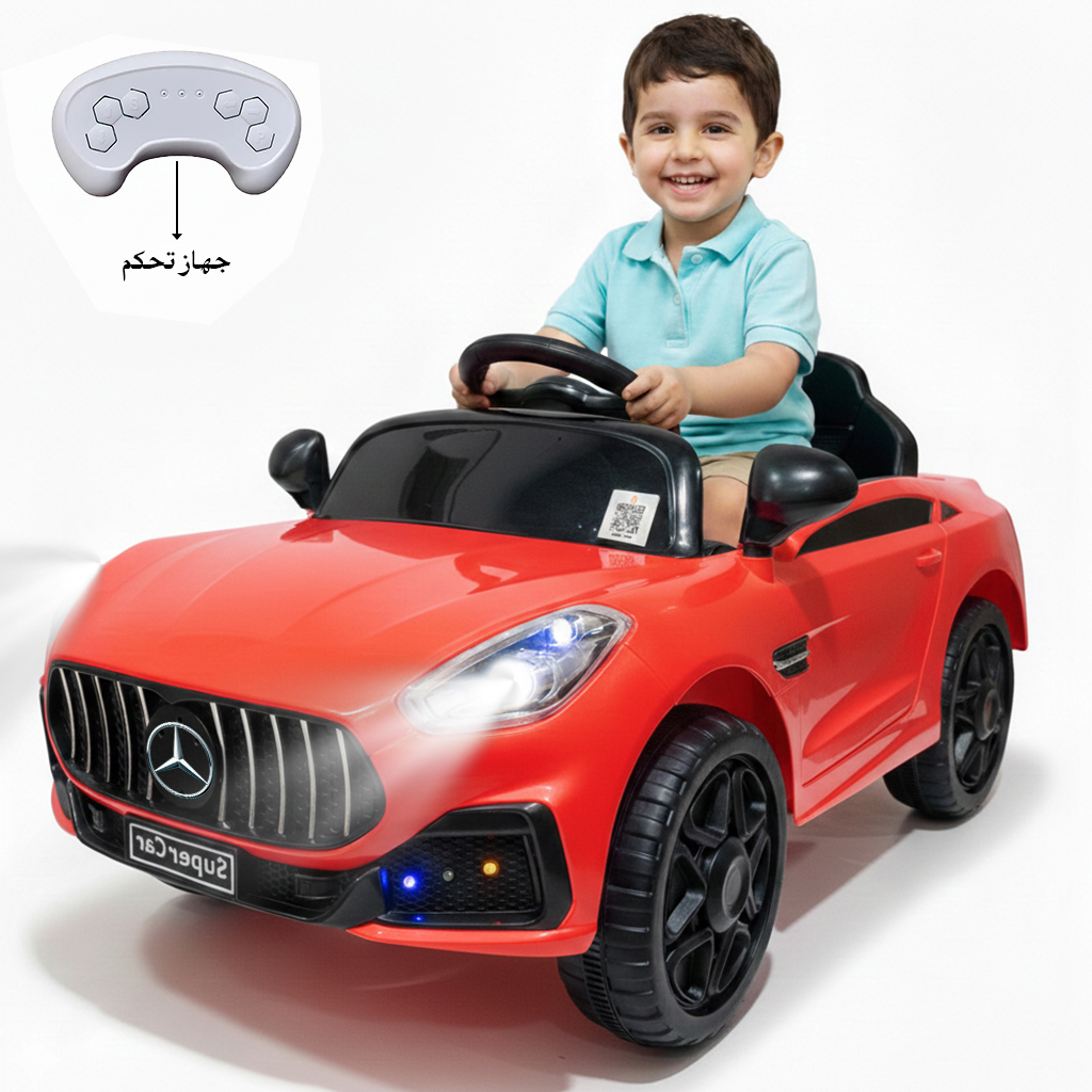 سيارة شحن مرسيدس- احمر