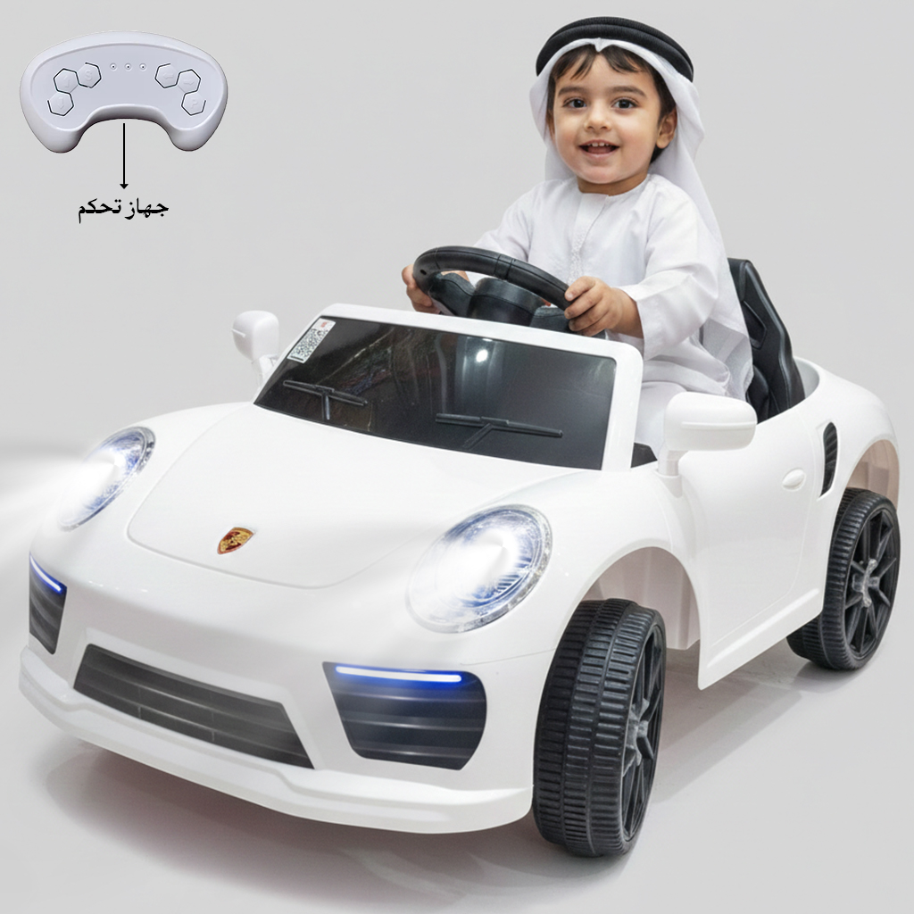 سيارة بورش - ابيض