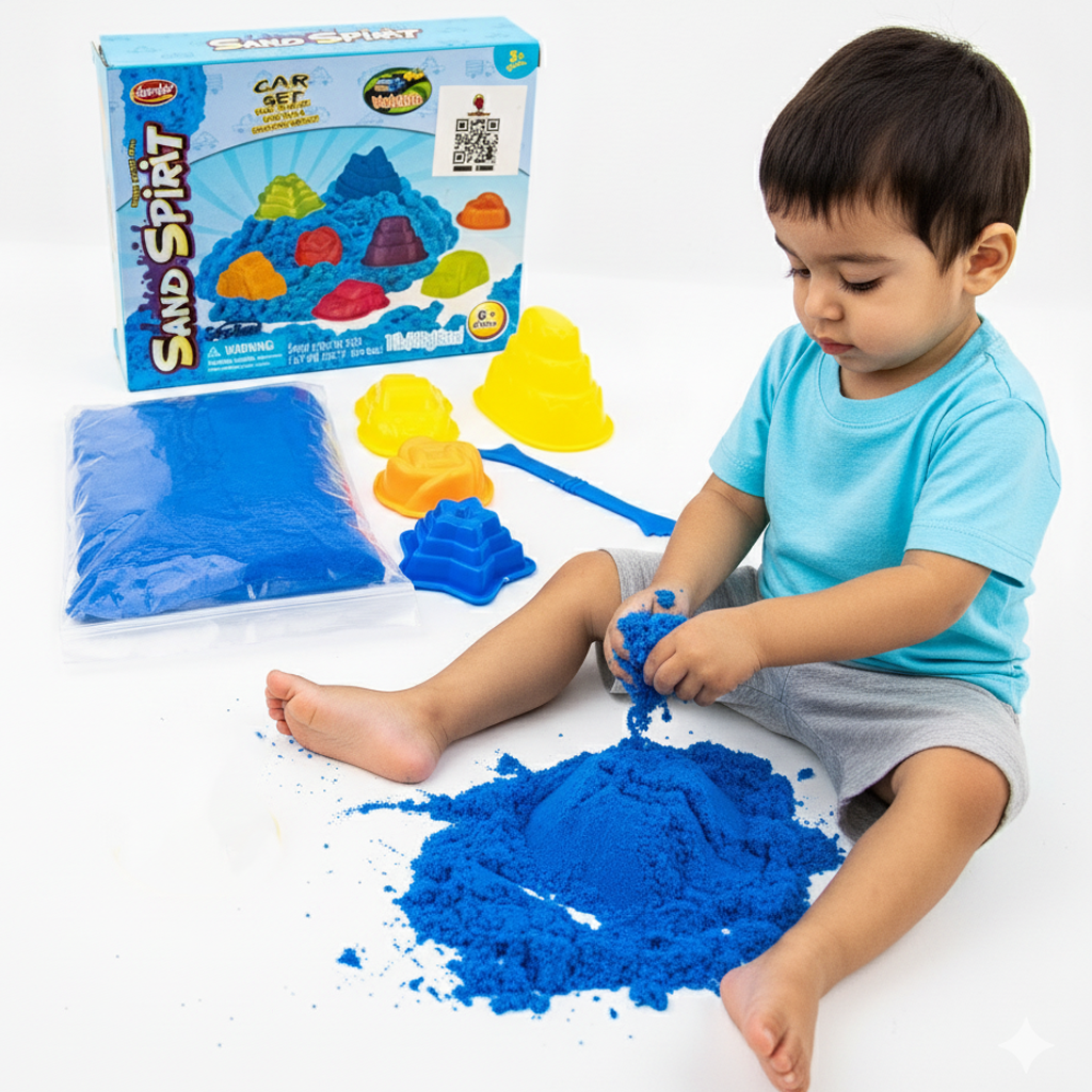 رمل سحري 300 جرام - ازرق