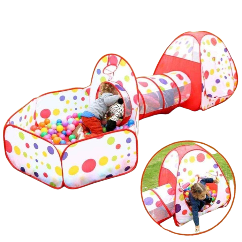 خمتين مع نفق مع 100 كرة