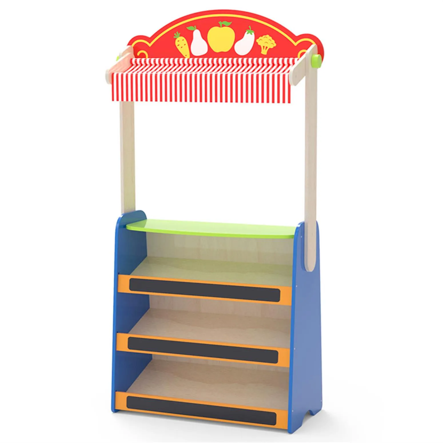 Viga - 2-in-1 Theatre & Grocery Store Set