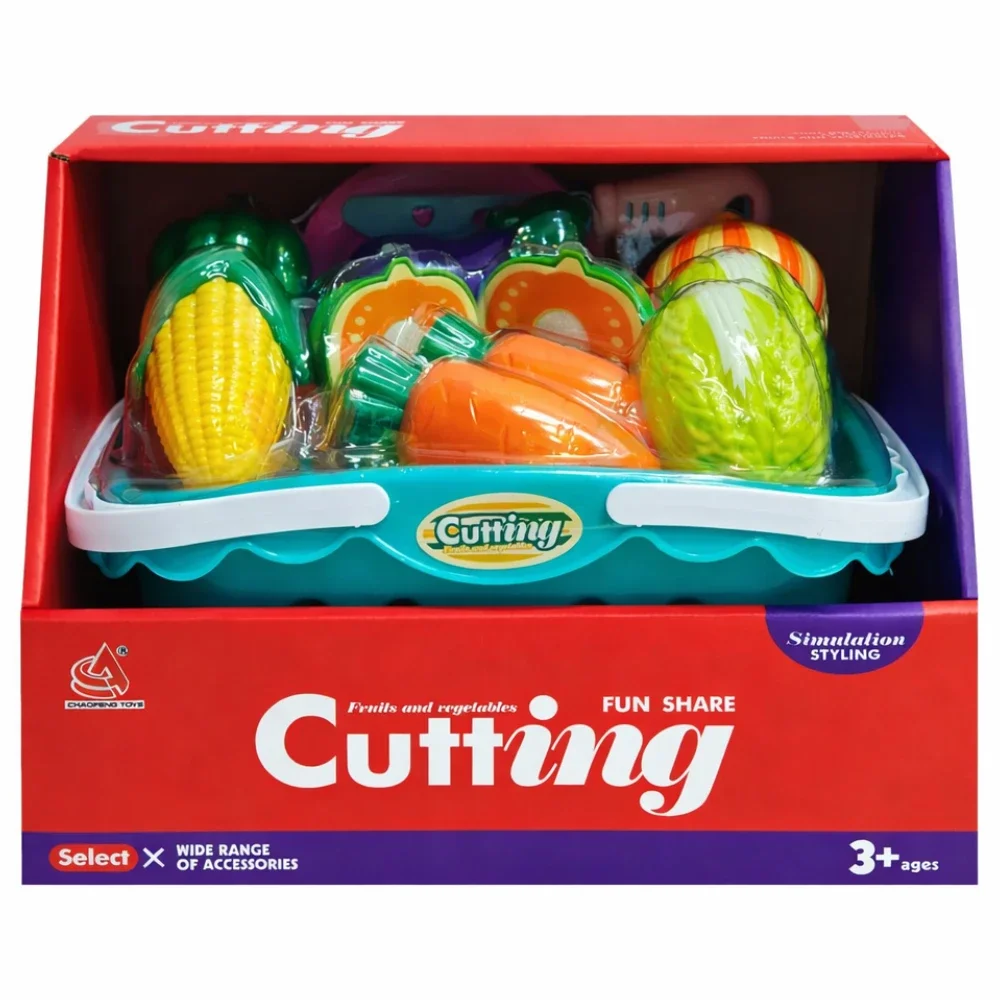 Fruit Cutting Playset with Basket