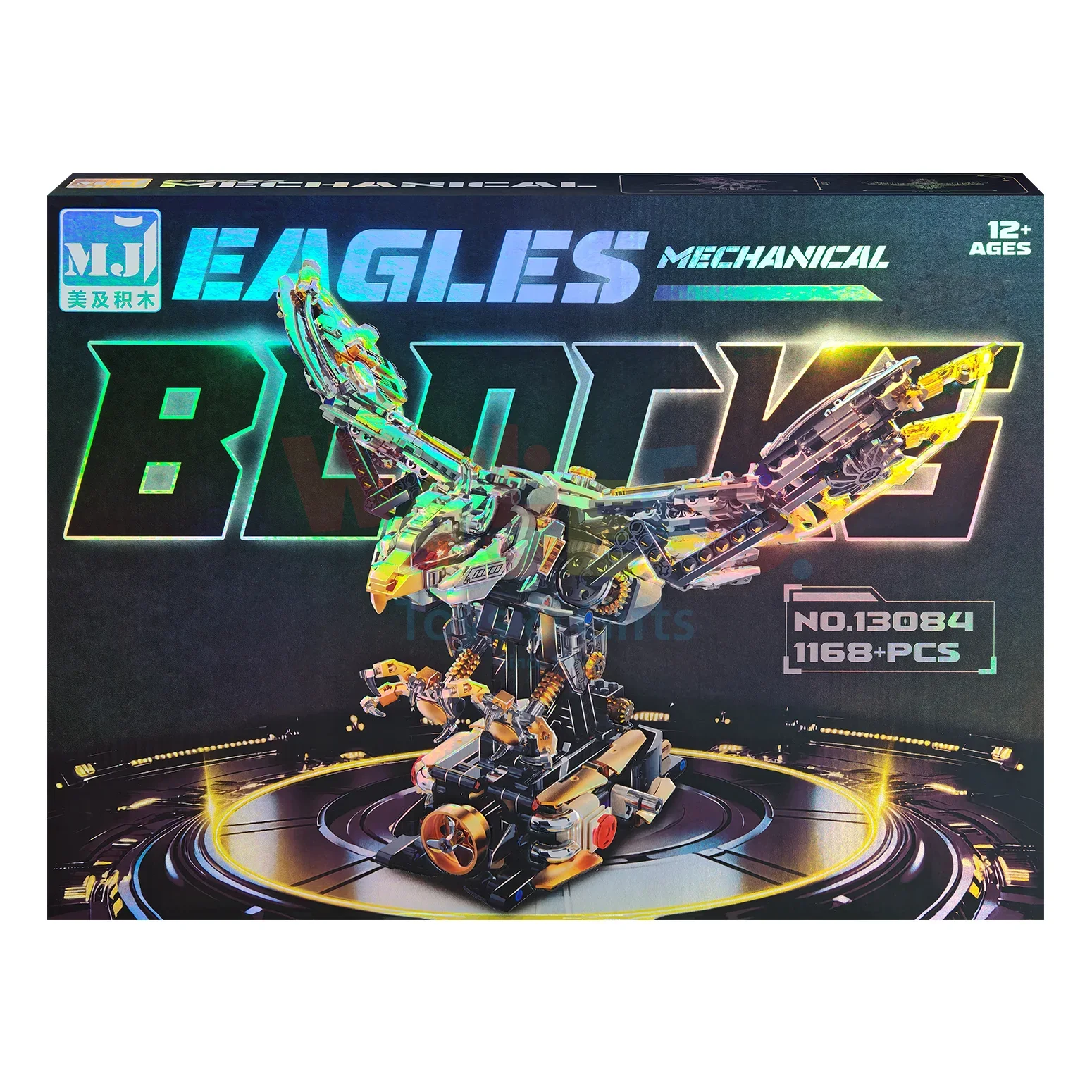 Mechanical Eagle Building Set – 1168+ Pieces
