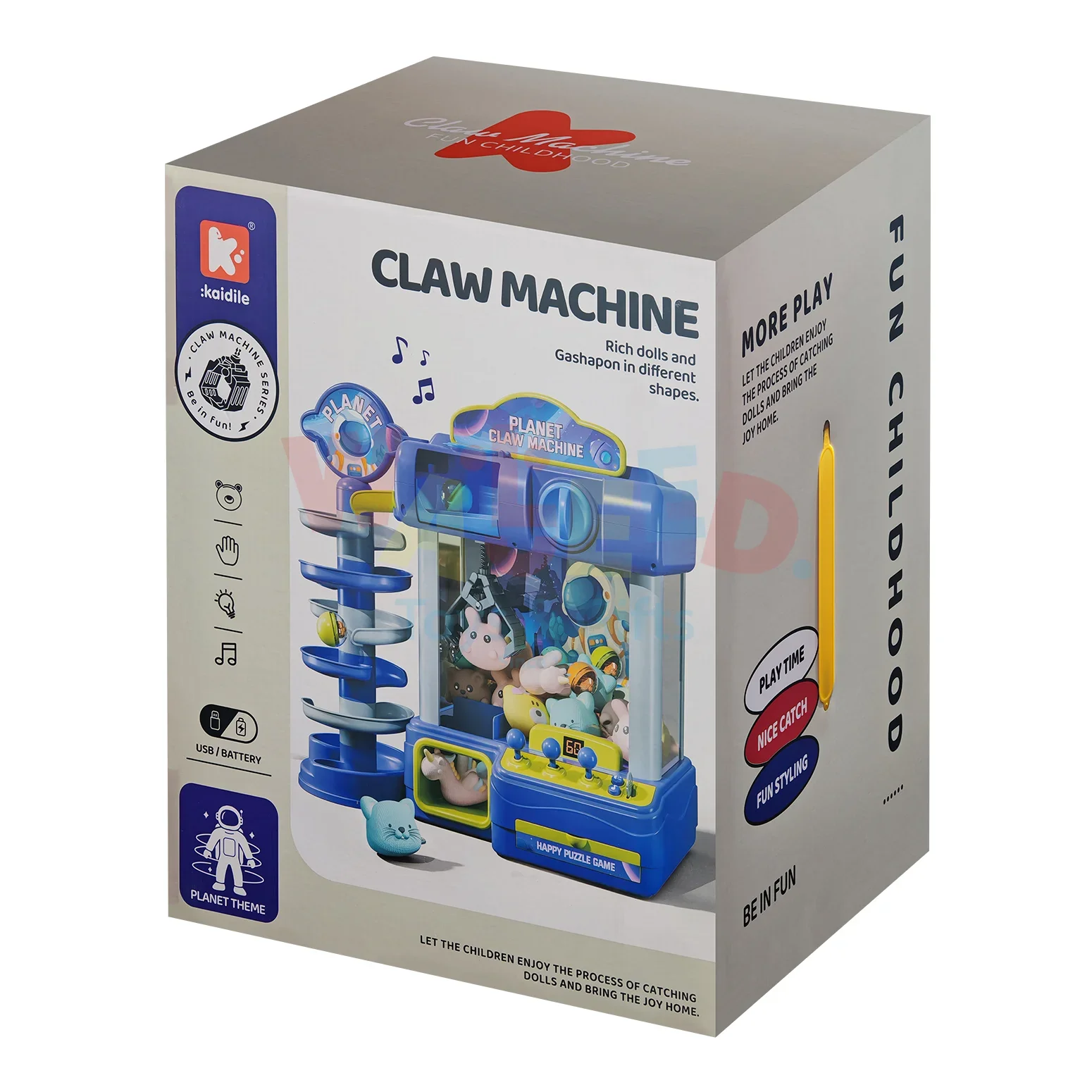 Planet Claw Machine Toy with Music & Lights