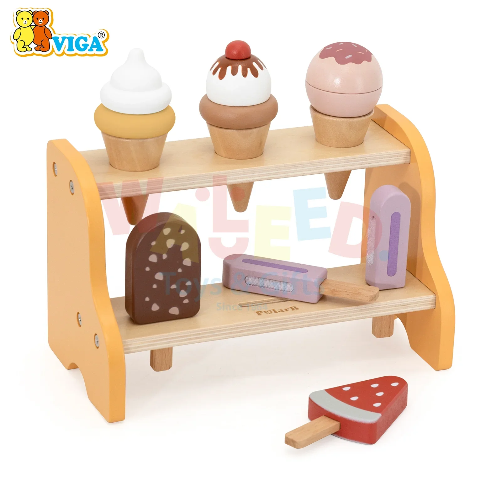 Polar B Wooden Ice Cream Stand Set