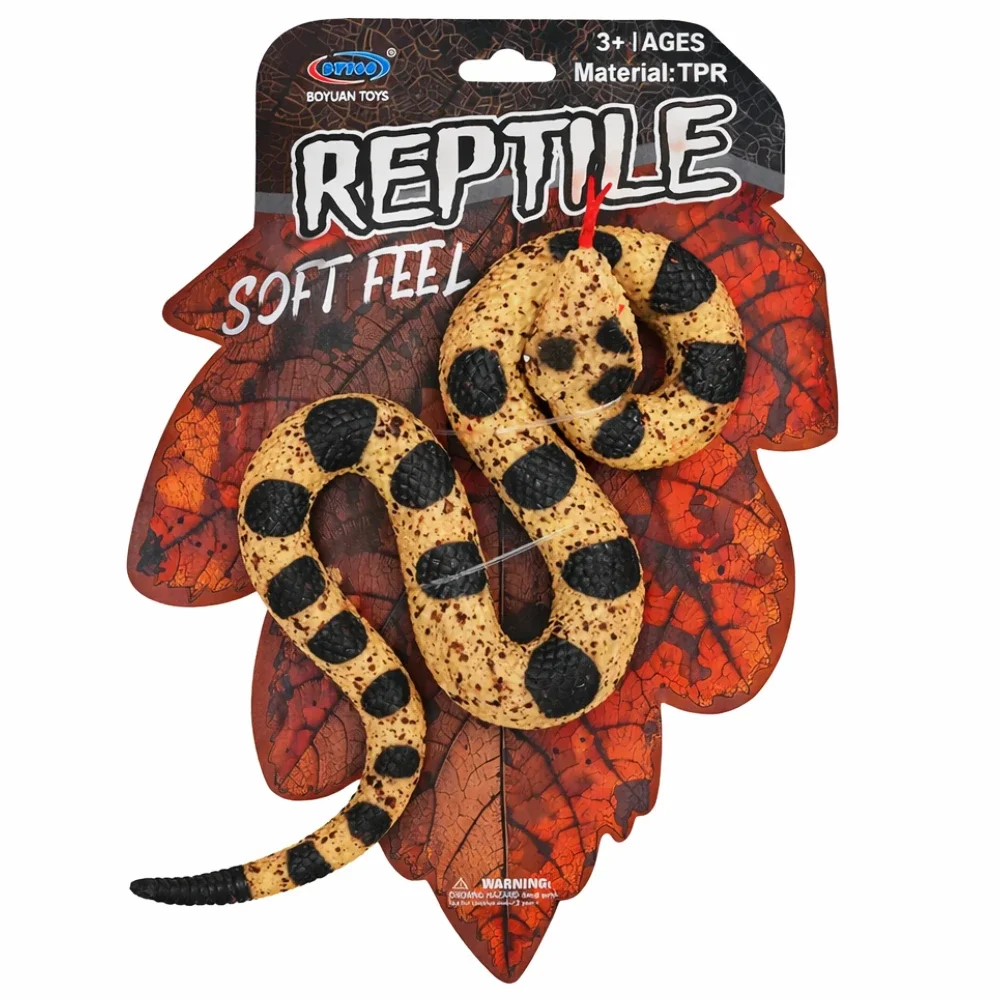 Soft Rubber Snake Toy – Reptile Series