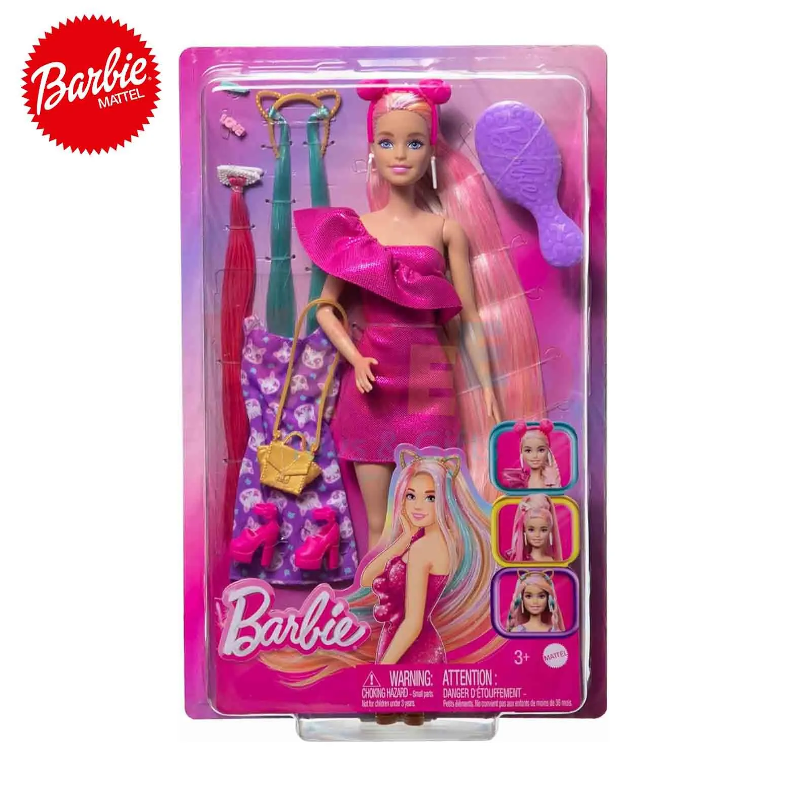 BARBIE FUN & FANCY HAIR CAT DOLL